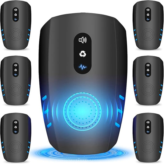 Repelente Ultrasónico de Plagas para Interiores