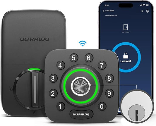 Cerradura inteligente con sensor de puerta