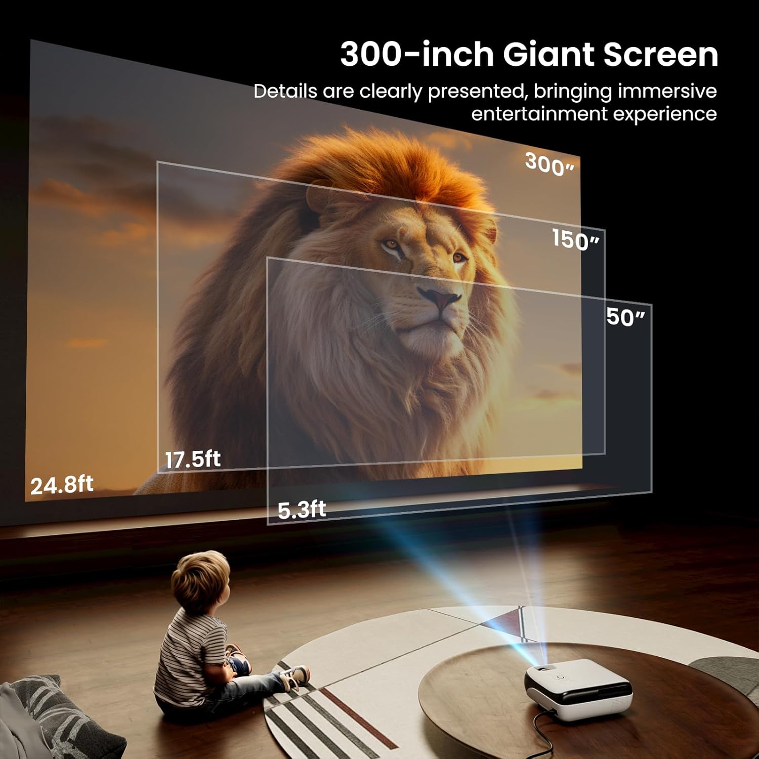 Official Licensed Google TV Smart Projector