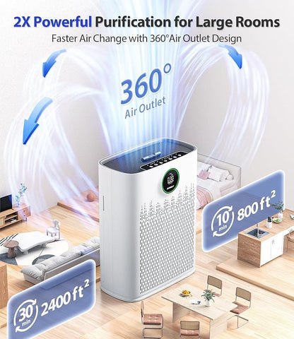 Purificadores de aire con filtro HEPA verdadero
